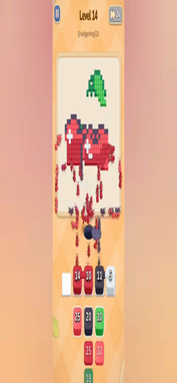 Colony Flow Level 14 walkthrough key frame: 