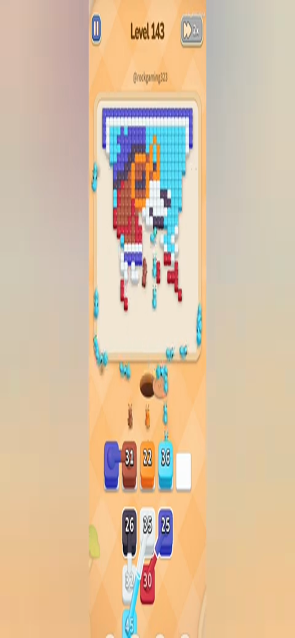 Colony Flow Level 143 walkthrough key frame: