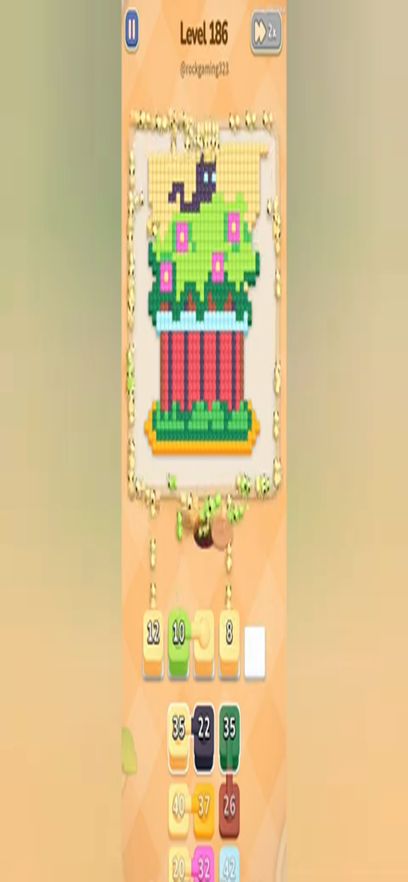 Colony Flow Level 186 walkthrough key frame: