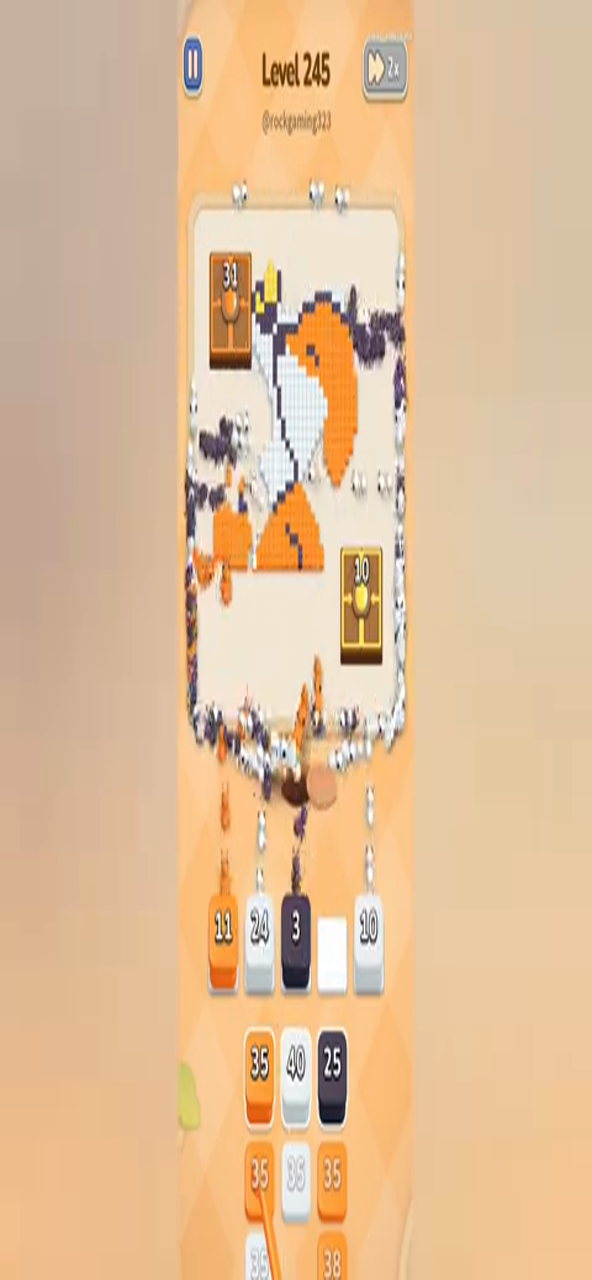 Colony Flow Level 245 walkthrough key frame: 