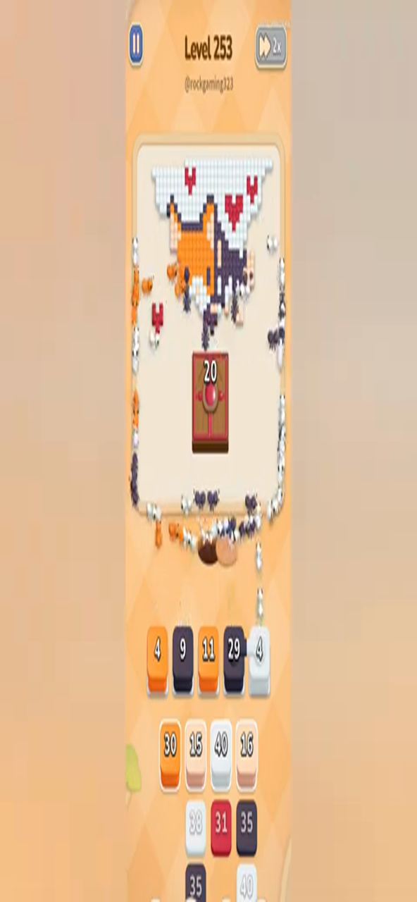 Colony Flow Level 253 walkthrough key frame: 