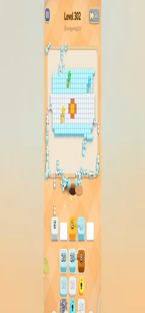 Colony Flow Level 302 walkthrough key frame: 