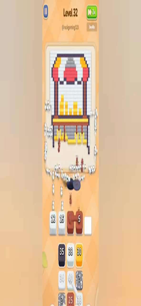 Colony Flow Level 32 walkthrough key frame: 