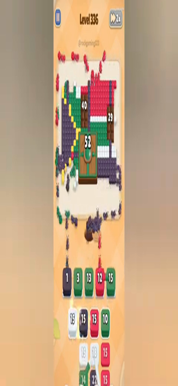 Colony Flow Level 336 walkthrough key frame: