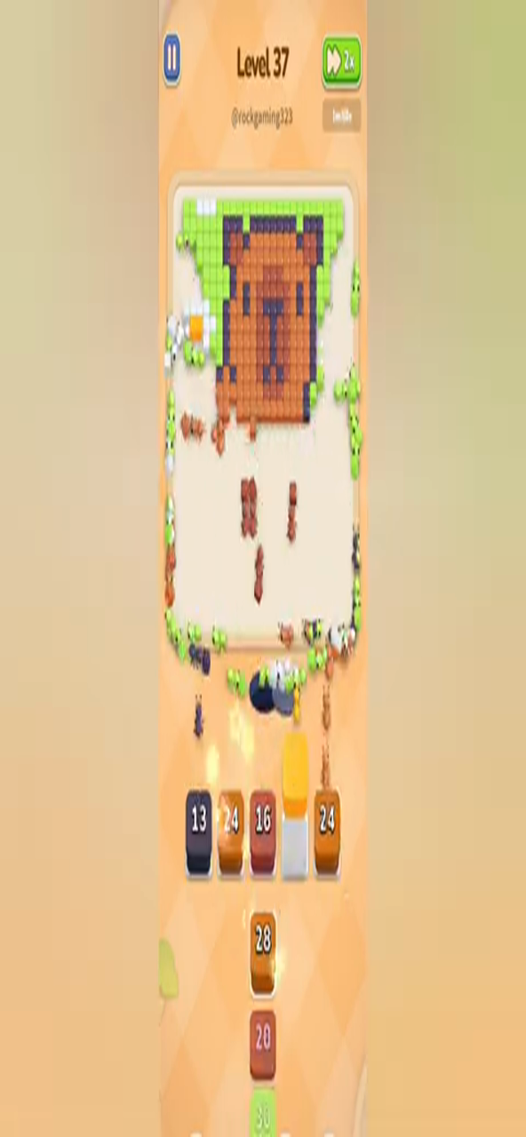 Colony Flow Level 37 walkthrough key frame: 