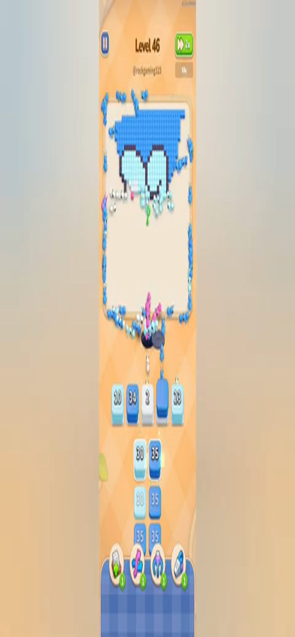 Colony Flow Level 46 walkthrough key frame: 