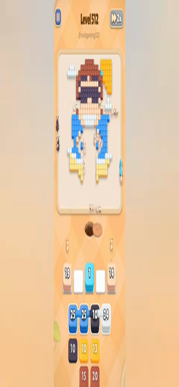 Colony Flow Level 512 walkthrough key frame: