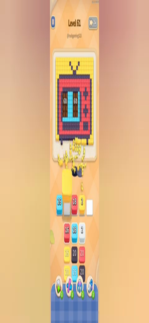 Colony Flow Level 61 walkthrough key frame: 