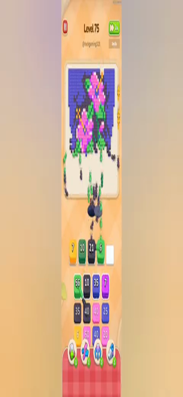 Colony Flow Level 75 walkthrough key frame: 