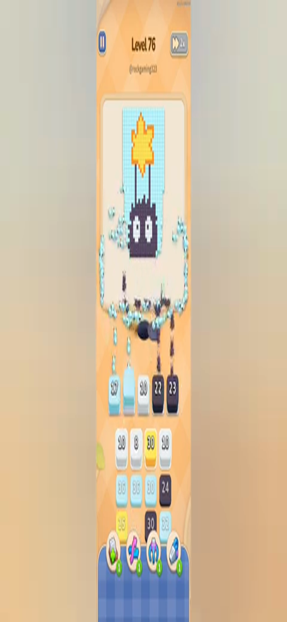 Colony Flow Level 76 walkthrough key frame: 