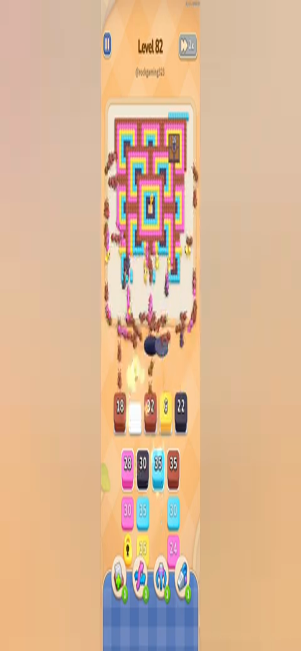 Colony Flow Level 82 walkthrough key frame: 