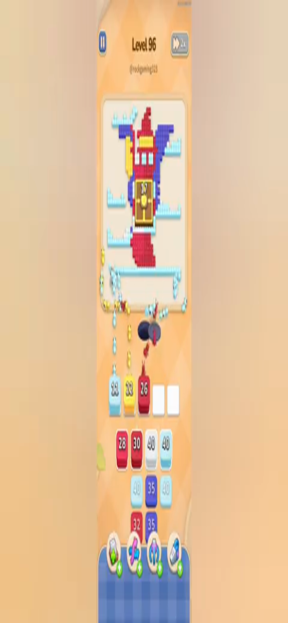 Colony Flow Level 96 walkthrough key frame: 